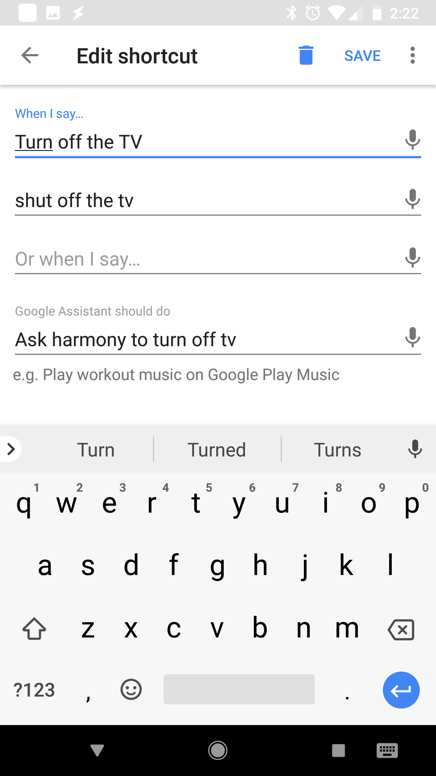 Harmony and Google Home