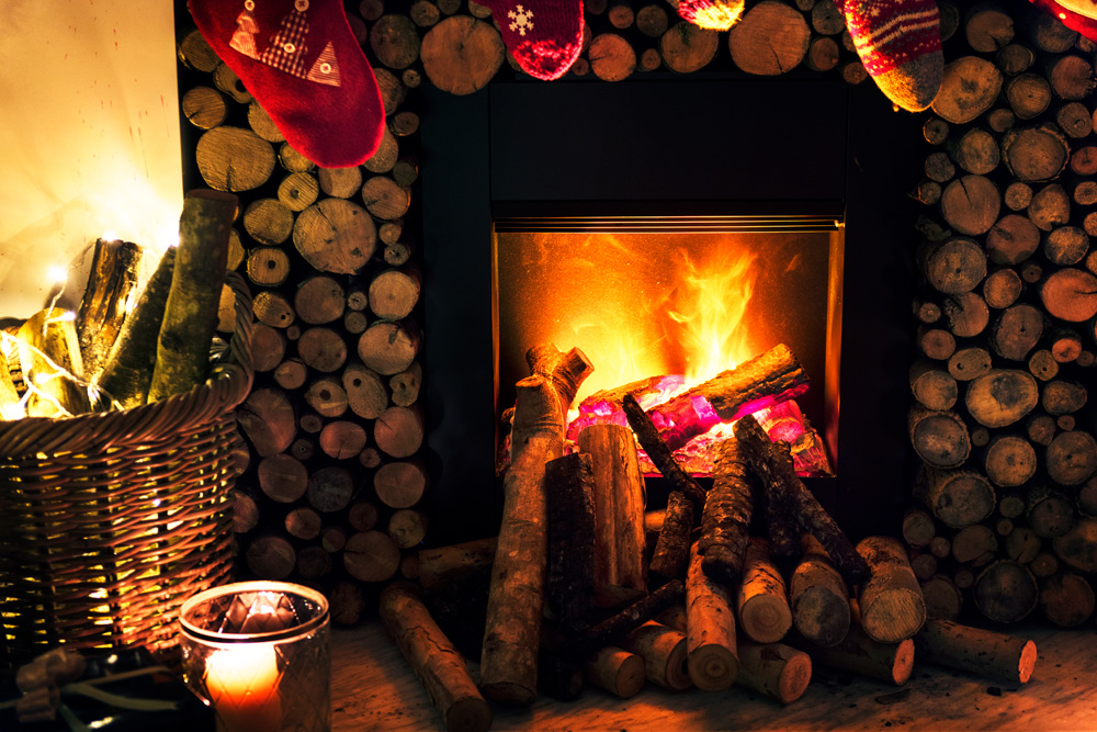photo of fireplace